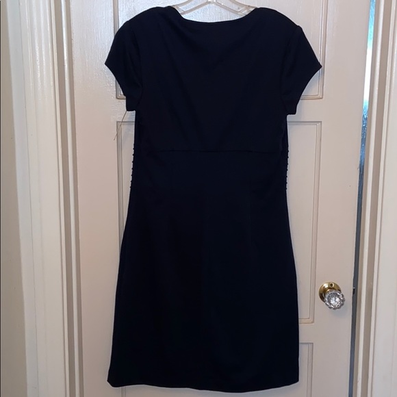 LAUNDRY by Shelli Segal black Cap sleeve dress SZ 12 NEW - Picture 6 of 6